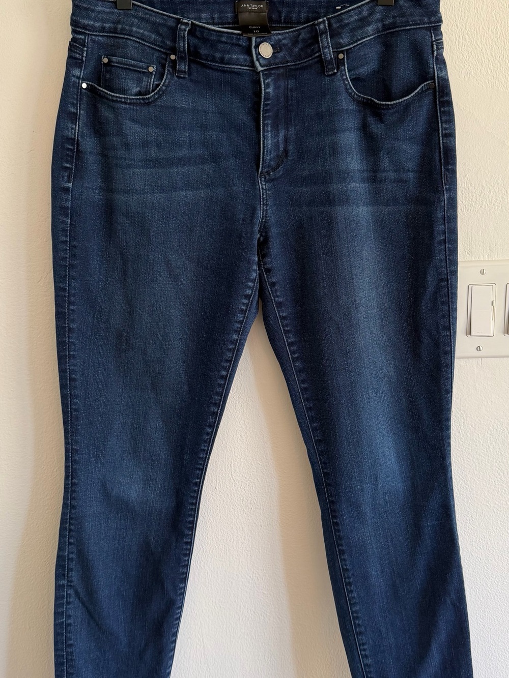 Ann Taylor Deep Indigo Skinny Jeans